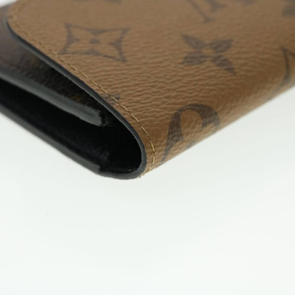 LOUIS VUITTON Monogram Reverse Portefeuille Emily Long Wallet M82157 Auth 40459A - Picture 15 of 16